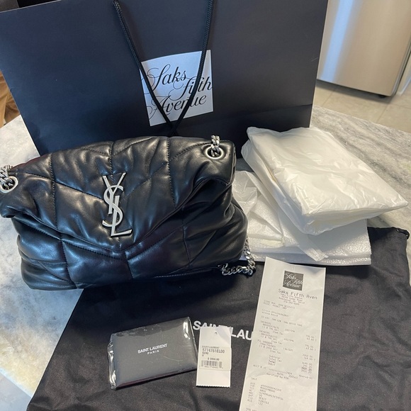 SAINT LAURENT Loulou quilted shoulder bag - Picture 8 of 10